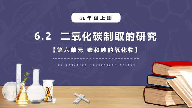 九年级化学二氧化碳制取的研究PPT模板